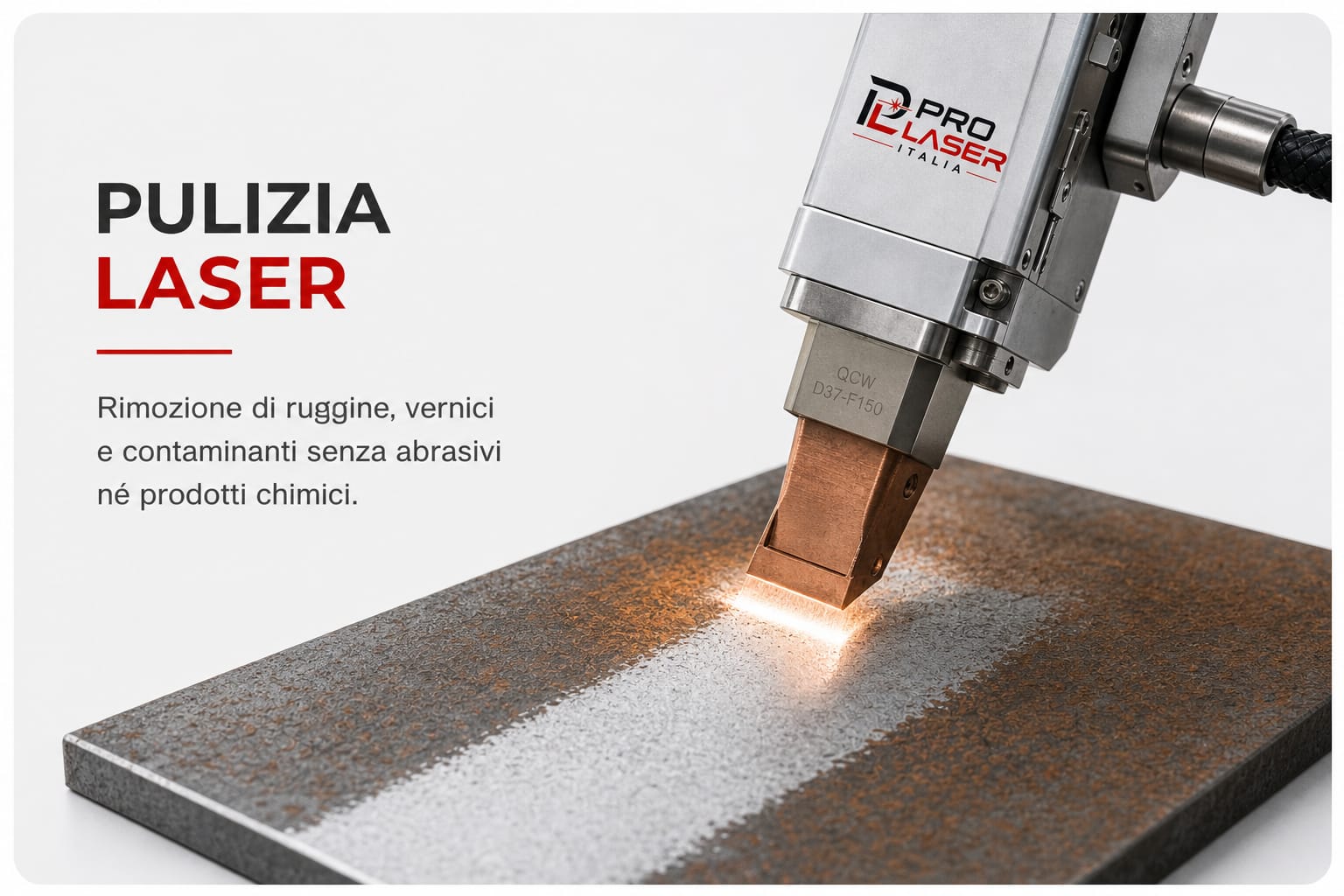 Macchina laser Prolaser Italia per pulizia